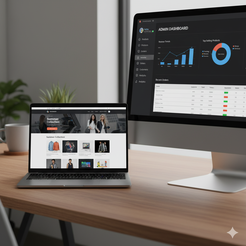 Screenshot of E-Commerce Project